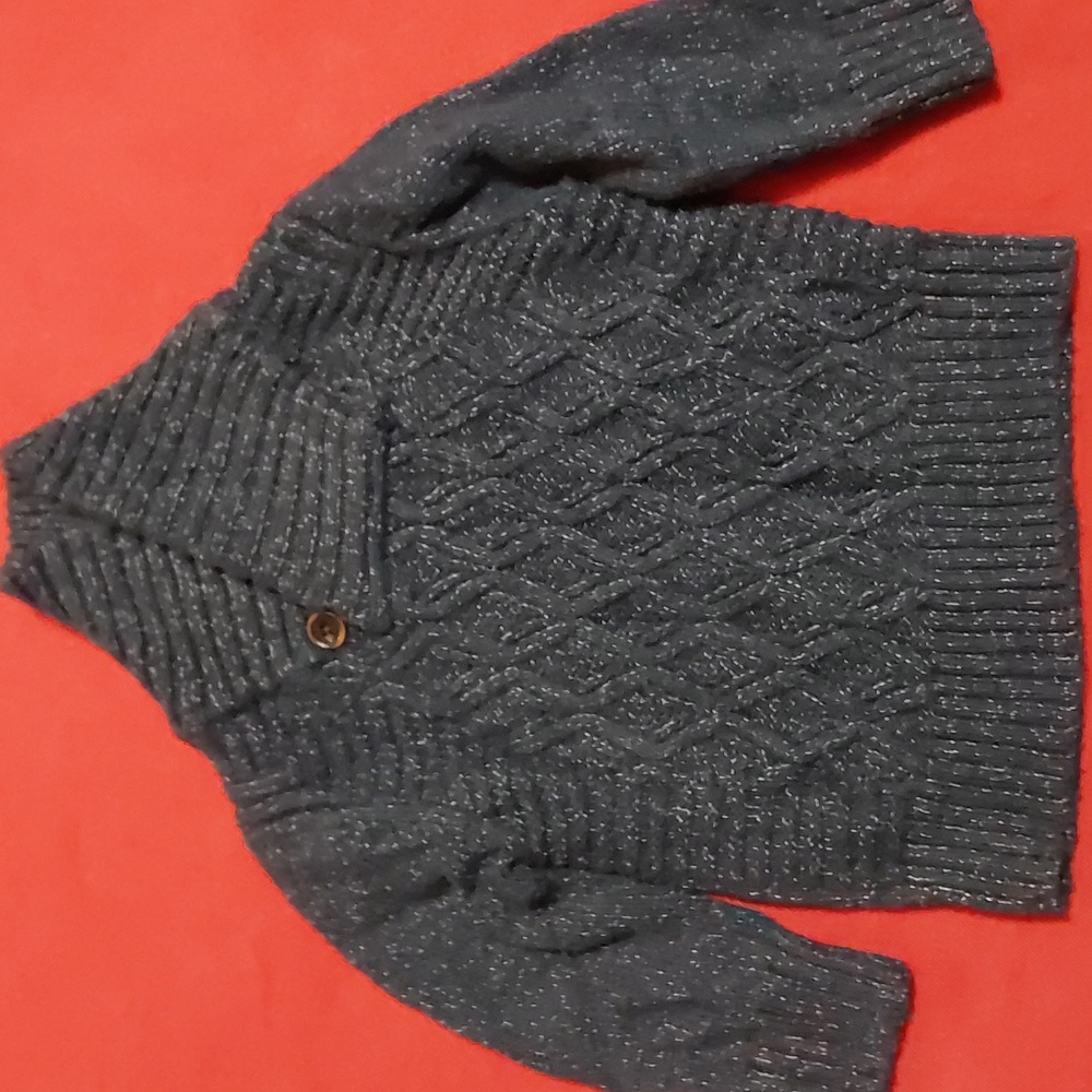 Cat & Jack Thick Knitted Baby  Sweater & Garanimals Cargo Jeans Set